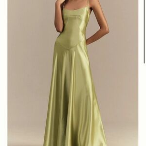 Mare Mare Emmy Satin Corset Maxi Dress